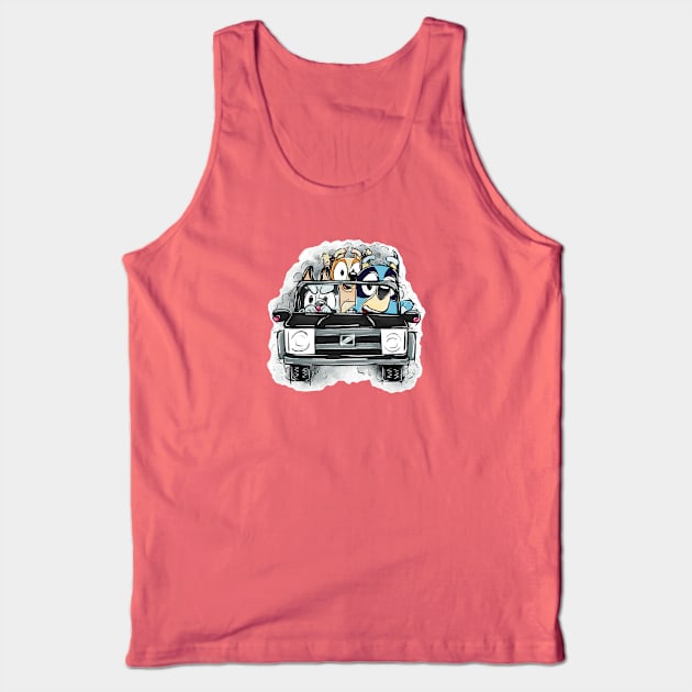 The Fluff and the Furious Tank Top by JBauerart